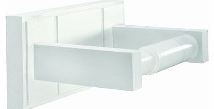 Maine Toilet Roll Holder FSC MDF, White Wood