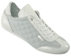 Recopa Classic White/Silver Mesh Trainers