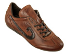 Vanenburg Brown/Dark Brown Leather Trainers