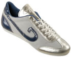 Vanenburg White/Blue/Silver LeatherTrainers