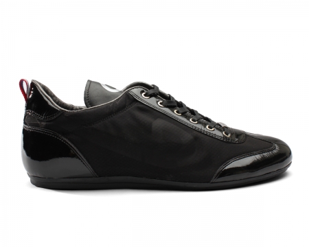 Vicenzo Black Sheer Trainers