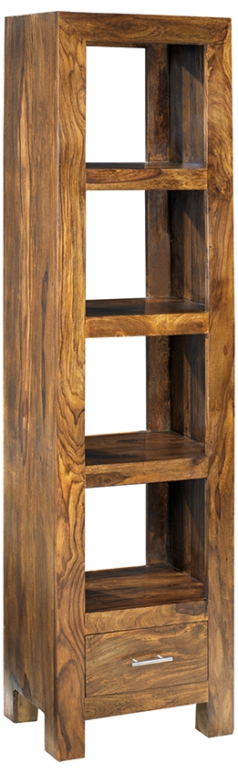 Cuba Sheesham Slim Jim Bookcase