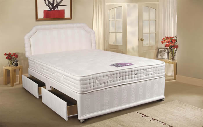 PostureCare 1200 5ft Kingsize Divan Bed