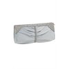 SATIN & DIAMANTE CLUTCH BAG in SILVER