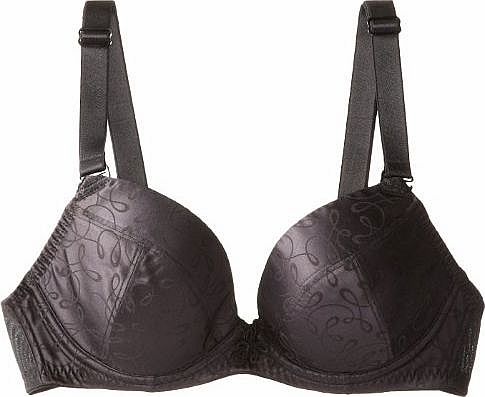 Curvy Kate Desire Multiway Plunge Womens Bra Black 36GG