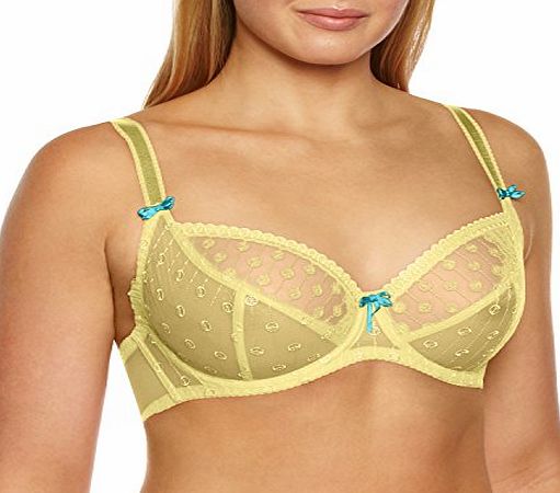 Curvy Kate Womens Dreamcatcher Balcony Everyday Bra, Yellow (Lemon Fizz), 34D