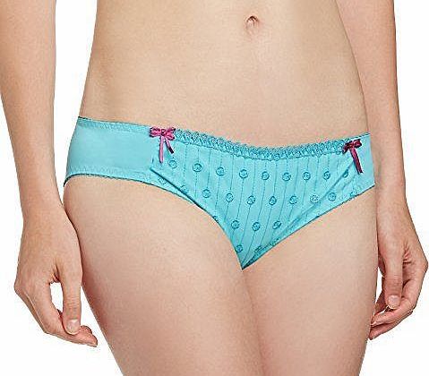 Curvy Kate Womens Dreamcatcher Plain Brief, Turquoise (Frost/Boysenberry), Size 20