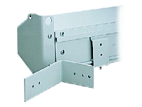 Pair floating mounting bracket in white