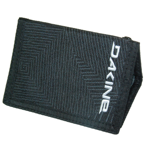 Mens Dakine Vert Rail Wallet. Black Patches