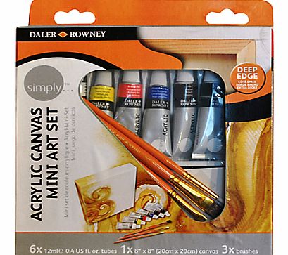 Acrylic Canvas Mini Art Set