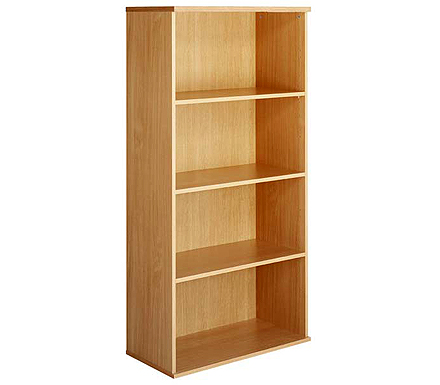 Dams Furniture Ltd Urban 4 Shelf Bookcase in Beech