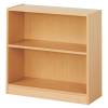 Dams International OPEN FRONT BOOKCASE 1 SHELF BEECH- W756 x D306 X