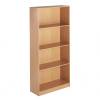 Dams International OPEN FRONT BOOKCASE 3 SHELVES BEECH W756 x D306