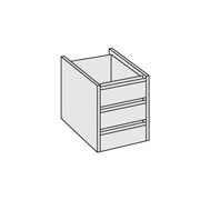 Maestro 3-Drawer Fixed Pedestal