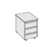 Maestro 3-Drawer Mobile Pedestal