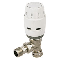 RAS-C White and Chrome TRV 8/10mm Angled