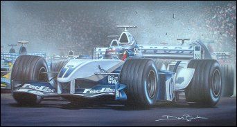 Juan Pablo Montoya ``Just Perfect`` Print