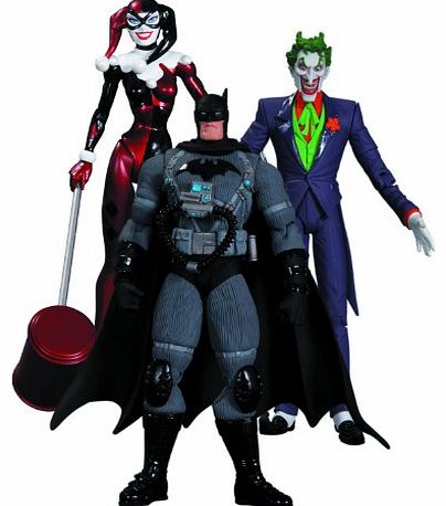 Hush Joker Harley Stealth Batman Action Figure 3 Pack