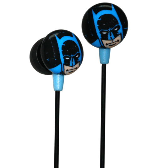 DC Comics Batman Face Earphones