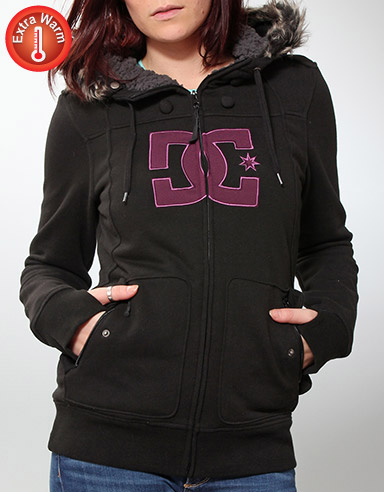 DC Ladies Trillions Ladies layer zip hoody - Black