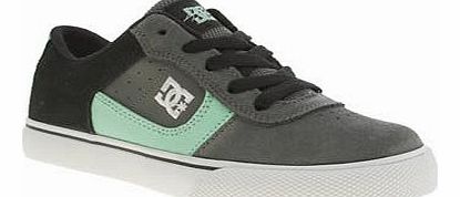 kids dc shoes dark grey cole pro boys junior