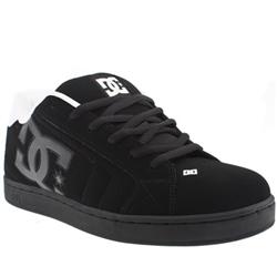 Male Net Nubuck Upper Dc Shoes in Black