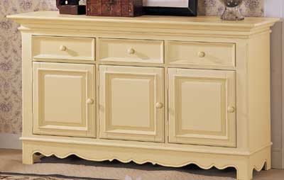 deauville TRIPLE SIDEBOARD 3 DRAWERS 3 DOORS