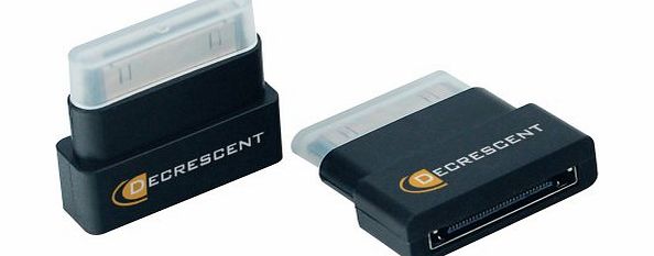 Decrescent Dock Connector Extender Pass Through Adapter for Apple iPod, iPhone amp; iPad