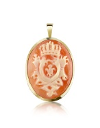 Crest Cornelian Cameo Pendant/Pin