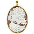 Sardonyx Cameo Pendant / Pin