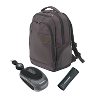 Dicota Brown Challenge Backpack,