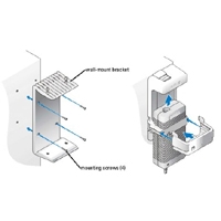 Wall mounting bracket and Power Supply