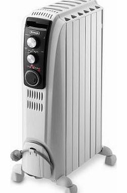 Dragon-4 TRD4 0615T Oil Filled Radiator with Timer, 1.5 Kilowatt - White