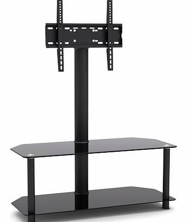 BLACK GLASS/METAL LCD TV STAND & BRACKET FOR PANASONIC VIERA 23`` to 47``