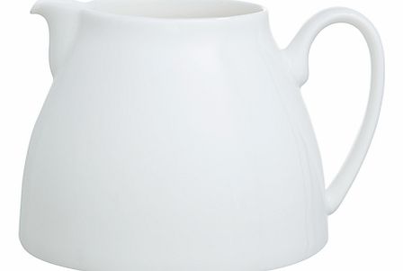 White Bone China Jug, Small, 0.4L