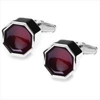 denisonboston Red Roman Jewell Cufflinks by