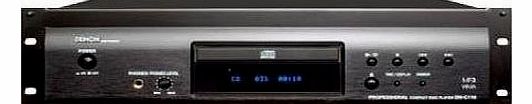 CD Player Black Single Disc Playback 3U Rack Mountable