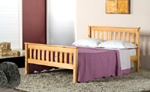 High Footend Pine Bedstead 135cm x 190cm