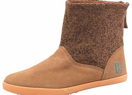 Womens DC Shoes Veronique Boots Camel/Gum Girls Ladies (3 UK 3 Euro 36)