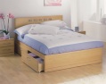 alaska super storage bedstead and optional bedside table