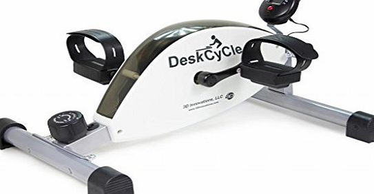 New - DeskCycle premium quality low profile design mini exercise bike for an invigorating work-workout, turn your office chair into a fitness work station. Smooth, whisper quiet magnetic resistance id