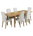 Extending Dining Table & 6 Alton Damask