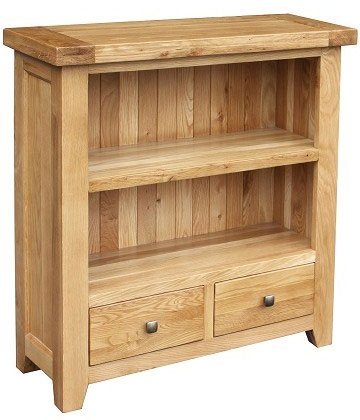 Devon Oak Low Bookcase