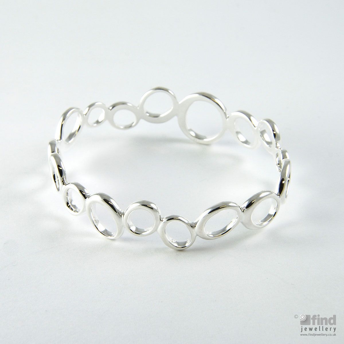 Sterling Silver Loop Bangle