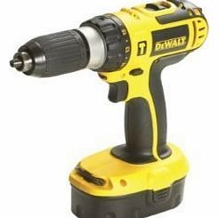  Cordless 18v Volt Combi Hammer Drill DC725KA With 3 x Batteries (DE9098) And 1 Hour Charger (DE9116)