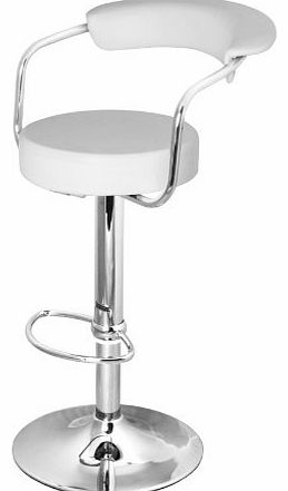 DF Sales Lamboro Zenith bar Stool, White