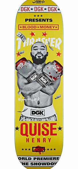 DGK Thrasher Blood Money Henry Skateboard Deck -