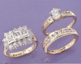 Diamonelle ring set