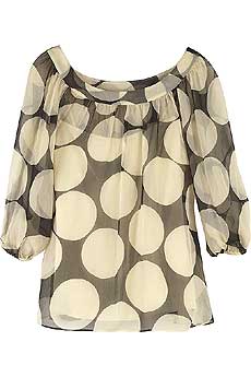 Diane von Furstenberg Elisabetta Silk Top