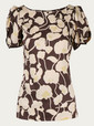 diane von furstenberg tops brown